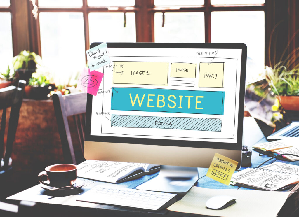 Website Design Homepage Responsive Design Ideas Concept