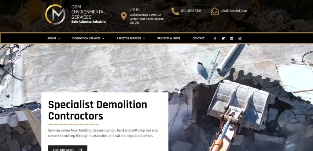CMES website screenshot